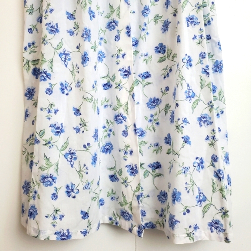 Ship'n Shore Vtg Sleeveless Ruffle Traditional Nightgown & Robe Set Sz Sm - Picture 10 of 16